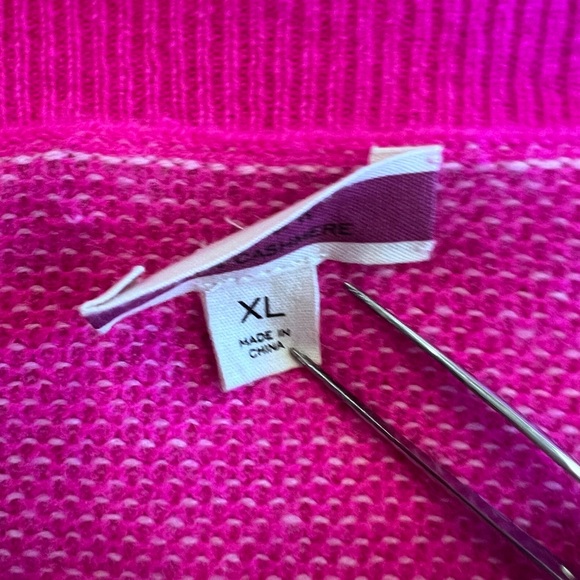 100% Cashmere J.Crew Limited-edition Crewneck Sweater with bird's-eye stitch XL - Picture 4 of 12